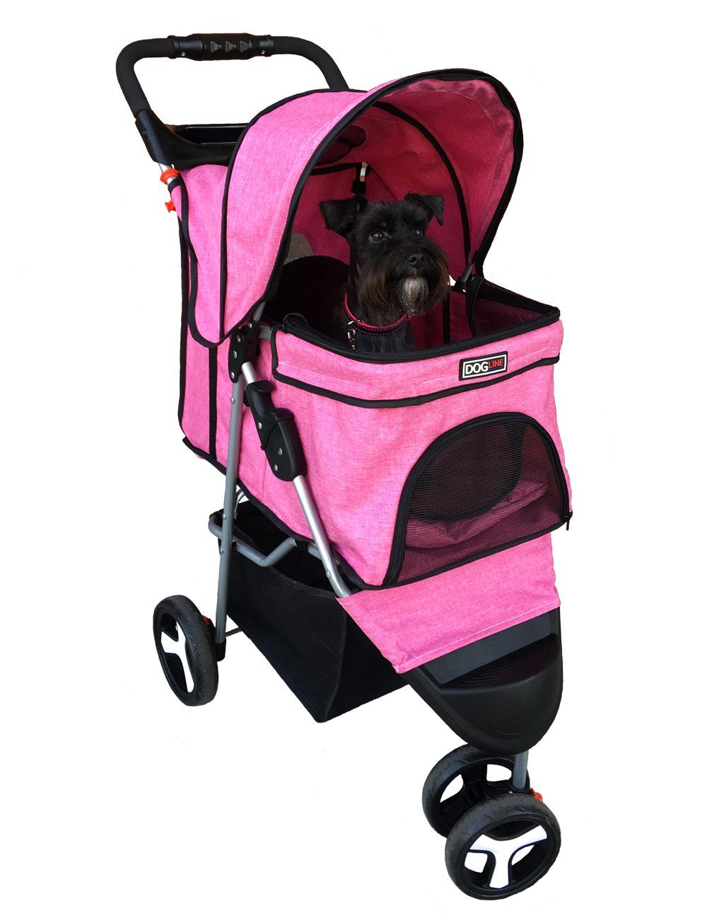 Dogline Casual Pet Stroller with a Removable Cup Holder