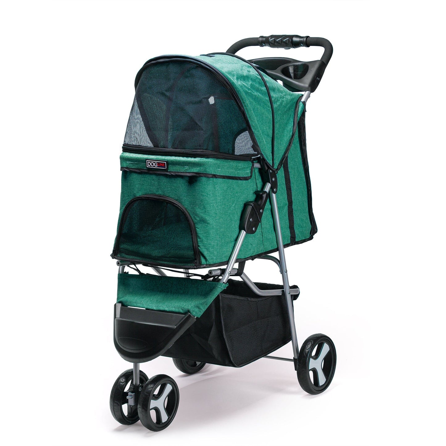 Dogline Casual Pet Stroller with a Removable Cup Holder