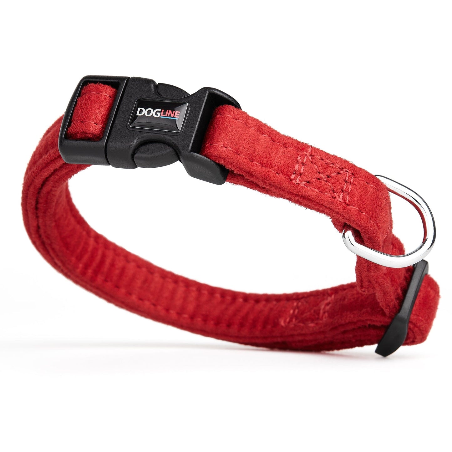 Dogline Comfort Microfiber Flat Collar