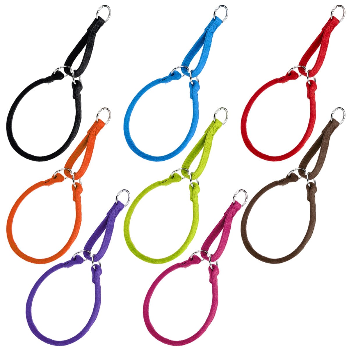 Dogline Comfort Microfiber Round Martingale Collar