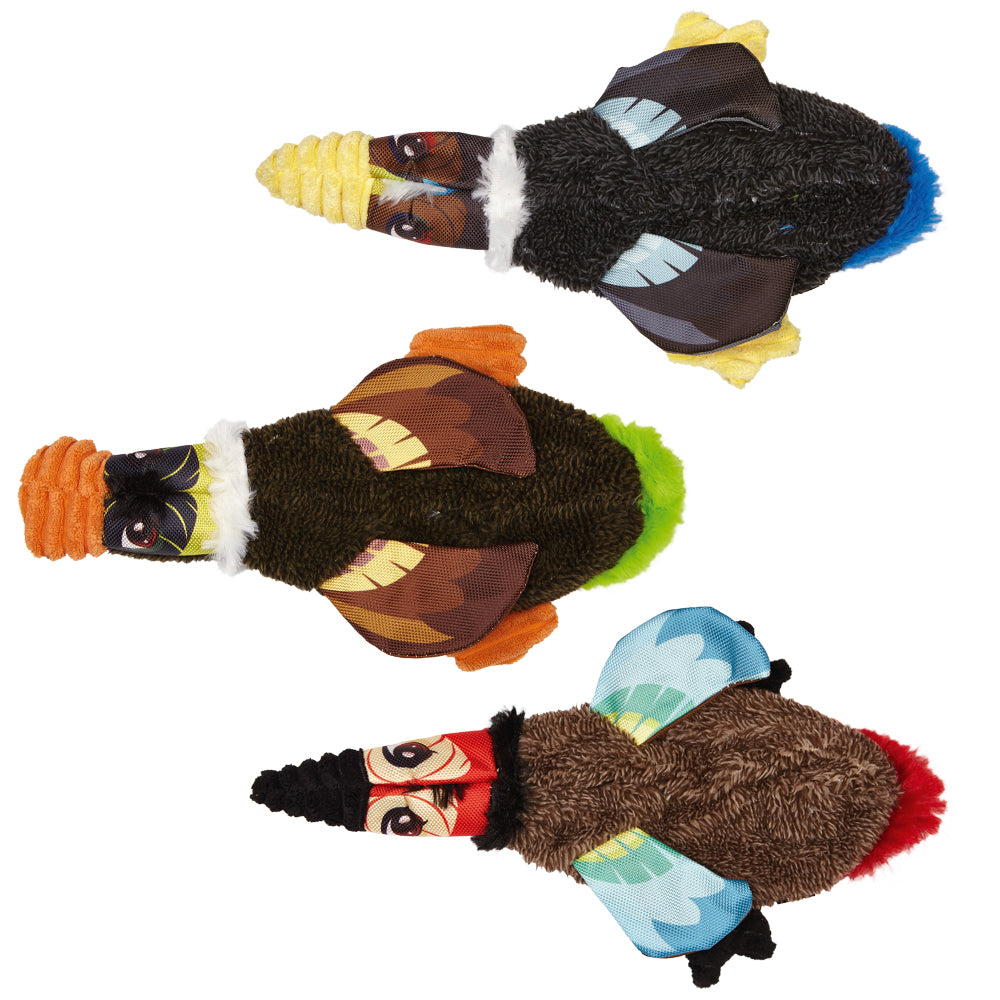 Dogline Crinkle Birds Dog Toy Collection