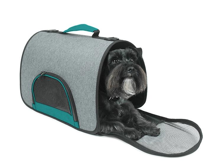 Dogline Dual Color Collapsible Pet Carrier