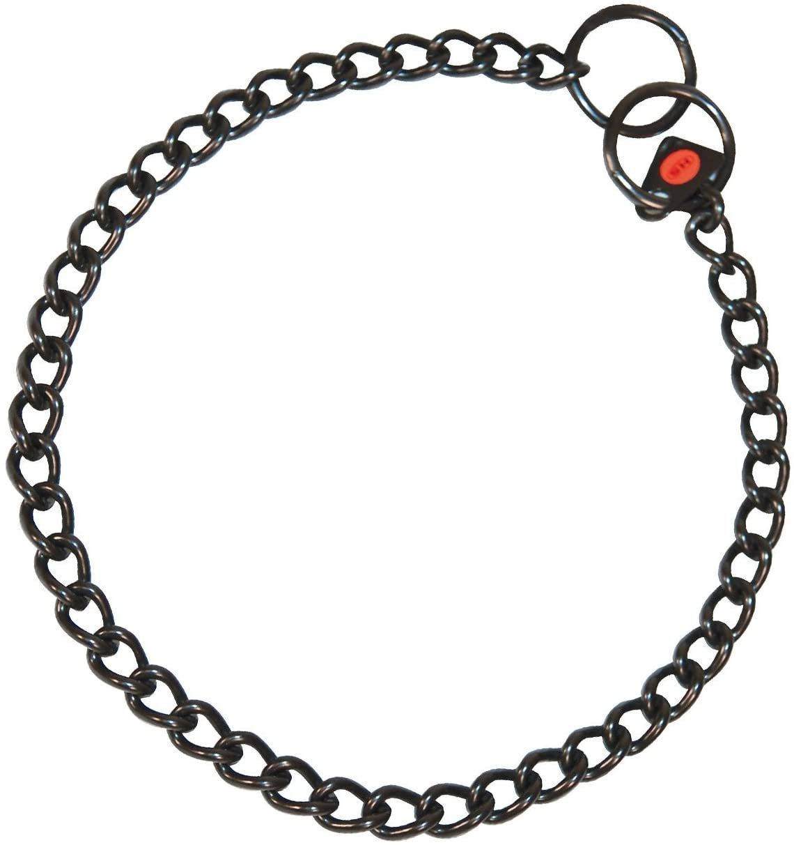 Dogline Herm Sprenger Black Stainless Streel Choke Chain Collar 2.5mm