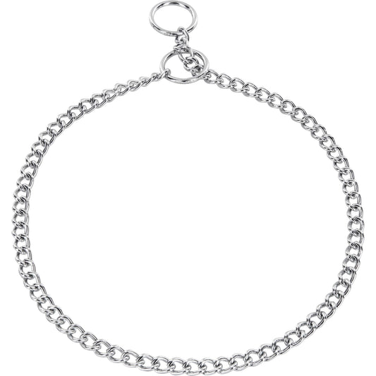 Dogline Herm Sprenger - Choke Chain Collar - Short Round Links - Chrome, 1.5 mm