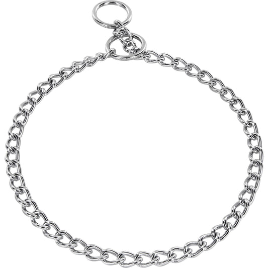 Dogline Herm Sprenger - Choke Chain Collar - Short Round Links - Chrome, 2.5 mm