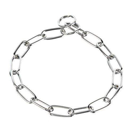 Dogline Herm Sprenger - Long Link Fur Saver Collar - Chrome