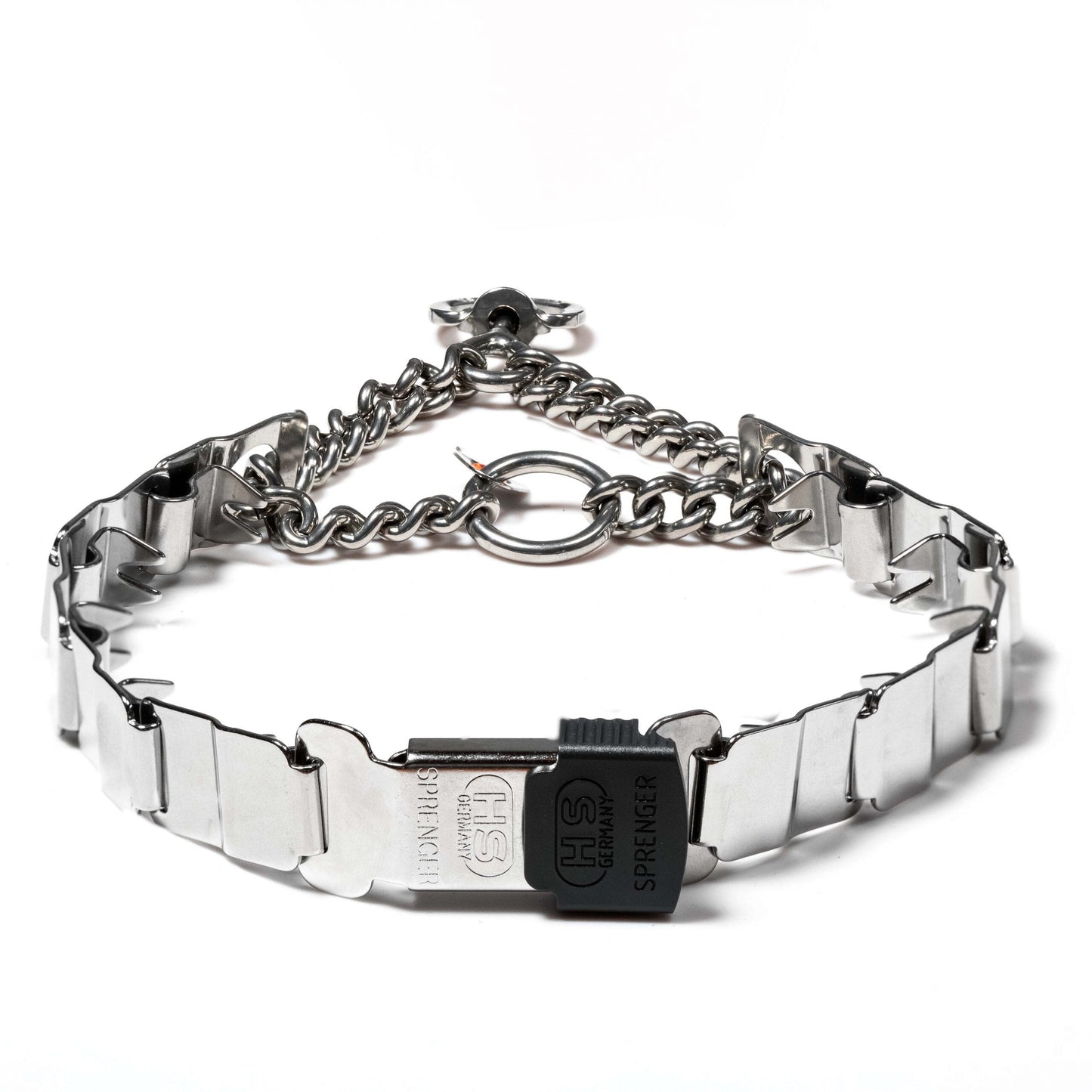 Dogline Herm Sprenger - NeckTech Sport with Assembly Chain and ClicLock - Stainless Steel