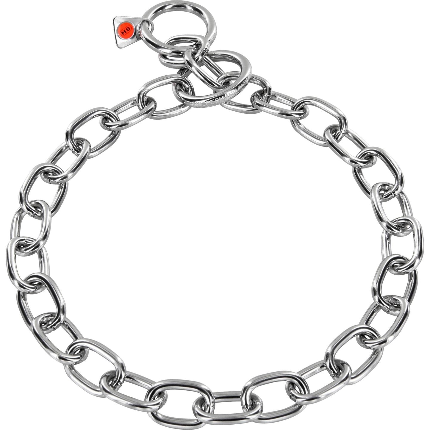 Dogline Herm Sprenger - Short Link Fur Saver Collar - Stainless Steel