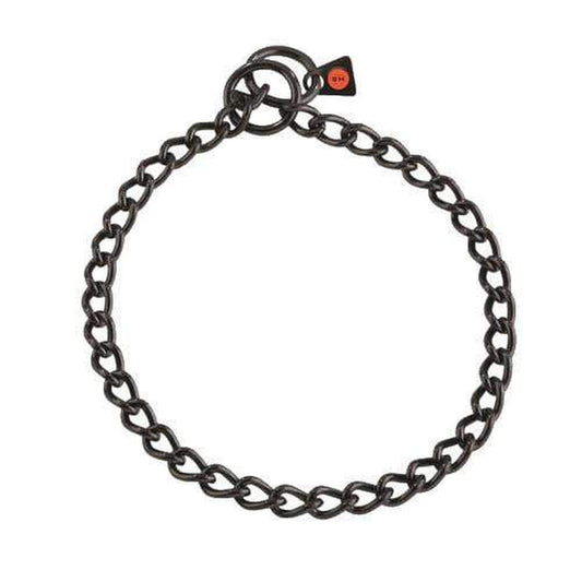 Dogline Herm Sprenger - Slide Chain Collar - Black Stainless Steel