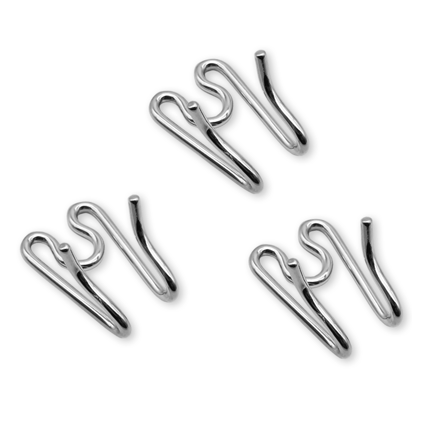 Dogline Herm Sprenger - ULTRA-PLUS Training Collar Middle Links for Lengthening (3-Pack) - Chrome