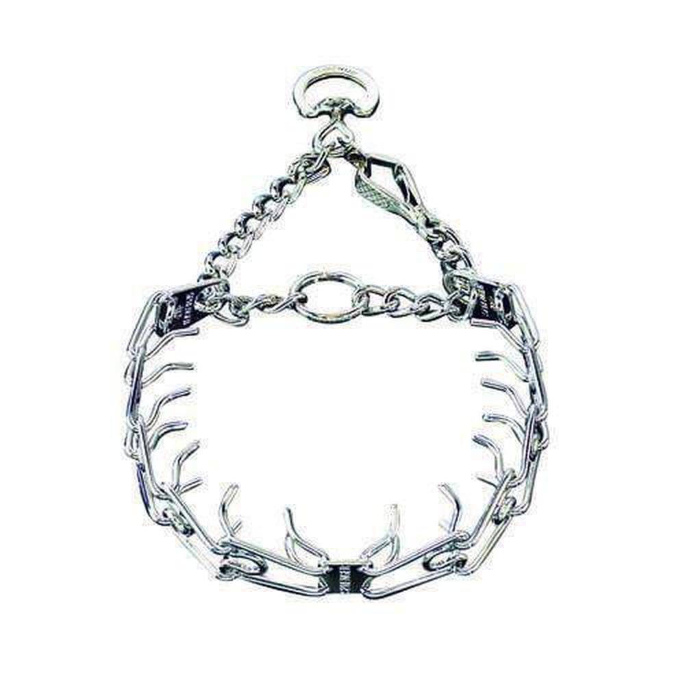 Dogline Herm Sprenger - ULTRA-PLUS Training Collar with Center-Plate and Assembly Chain - Comfort-Plus Version - Chrome