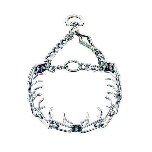 Dogline Herm Sprenger - ULTRA-PLUS Training Collar with Center-Plate and Assembly Chain - Comfort-Plus Version - Chrome