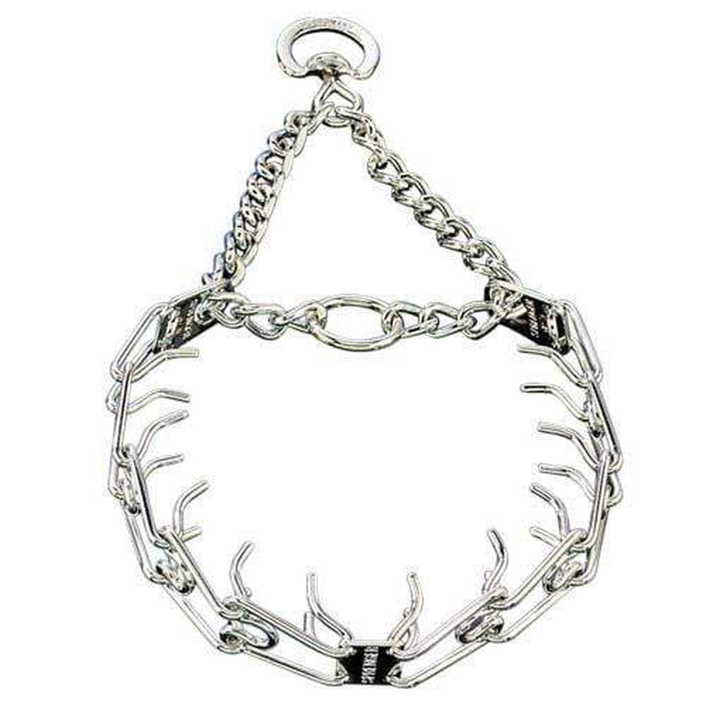 Dogline Herm Sprenger - ULTRA-PLUS Training Collar with Center-Plate and Assembly Chain - Comfort Version - Chrome
