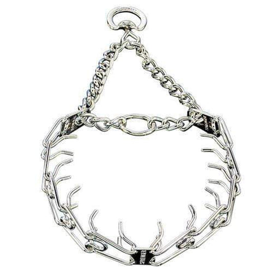 Dogline Herm Sprenger - ULTRA-PLUS Training Collar with Center-Plate and Assembly Chain - Comfort Version - Chrome