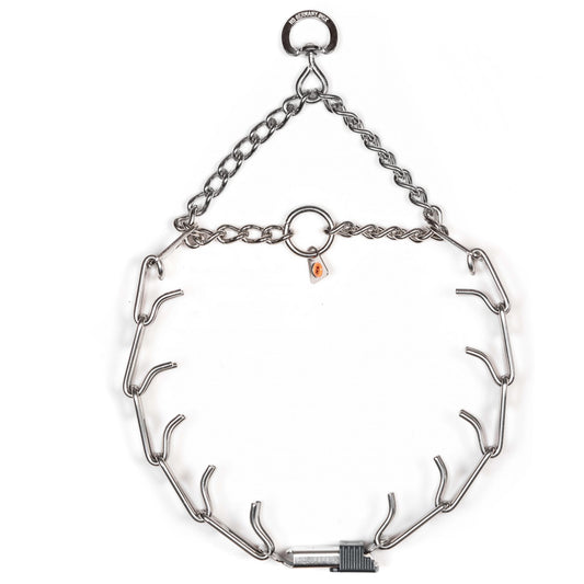 Dogline Herm Sprenger - ULTRA-PLUS Training Collar with ClicLock and Assembly Chain - Stainless Steel