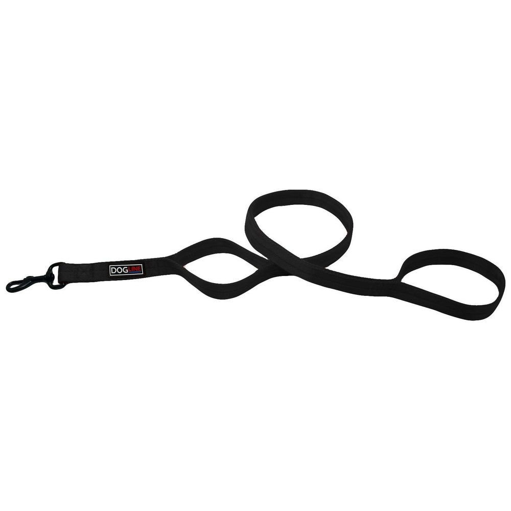 Dogline Nylon Multi-Handle Flat Leash