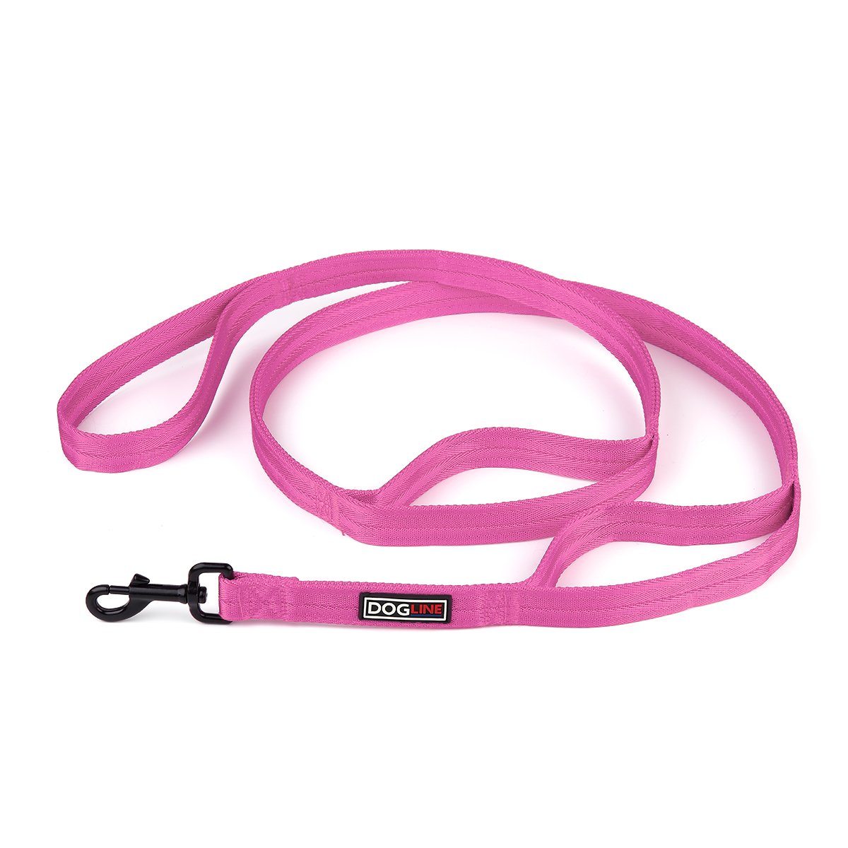 Dogline Nylon Multi-Handle Flat Leash