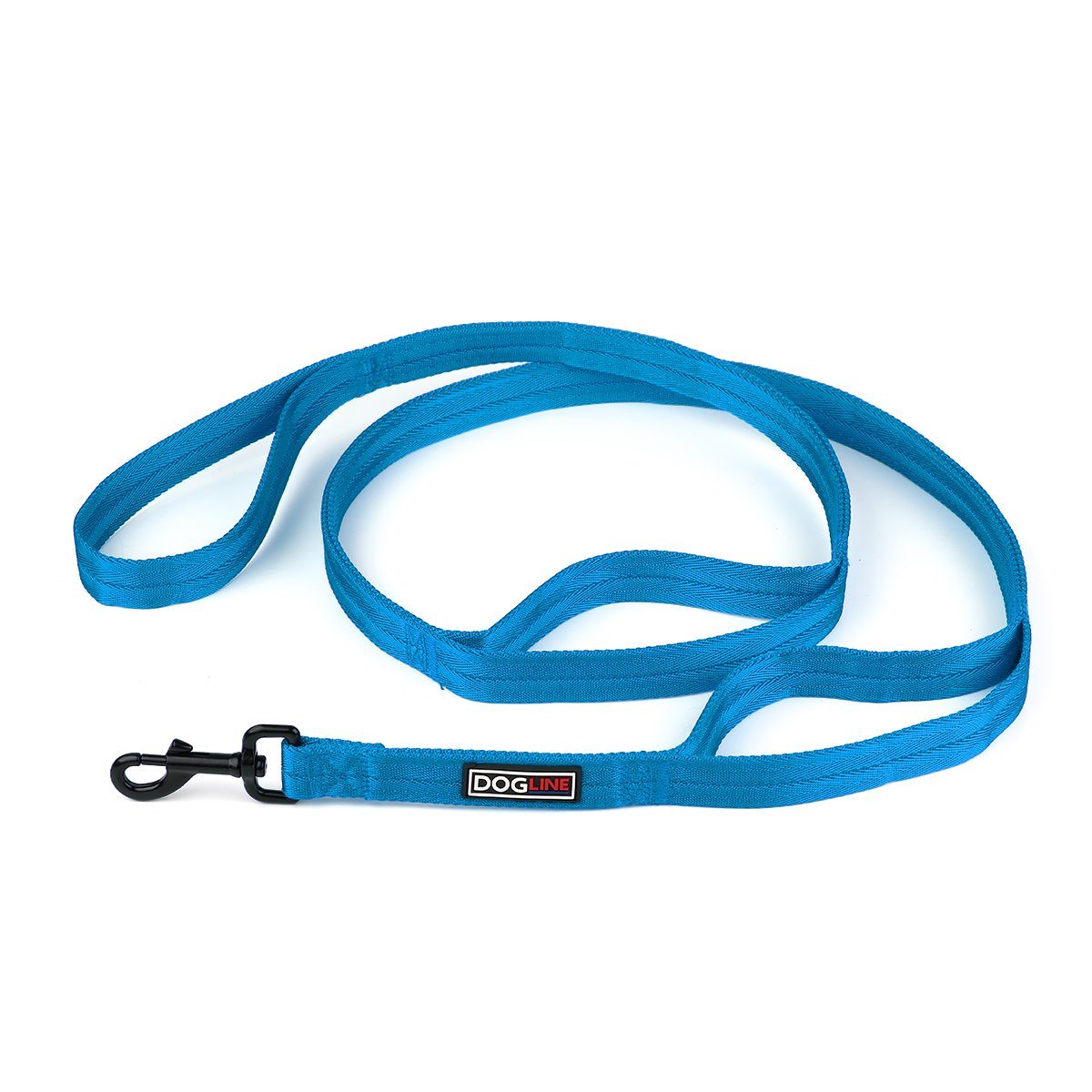 Dogline Nylon Multi-Handle Flat Leash