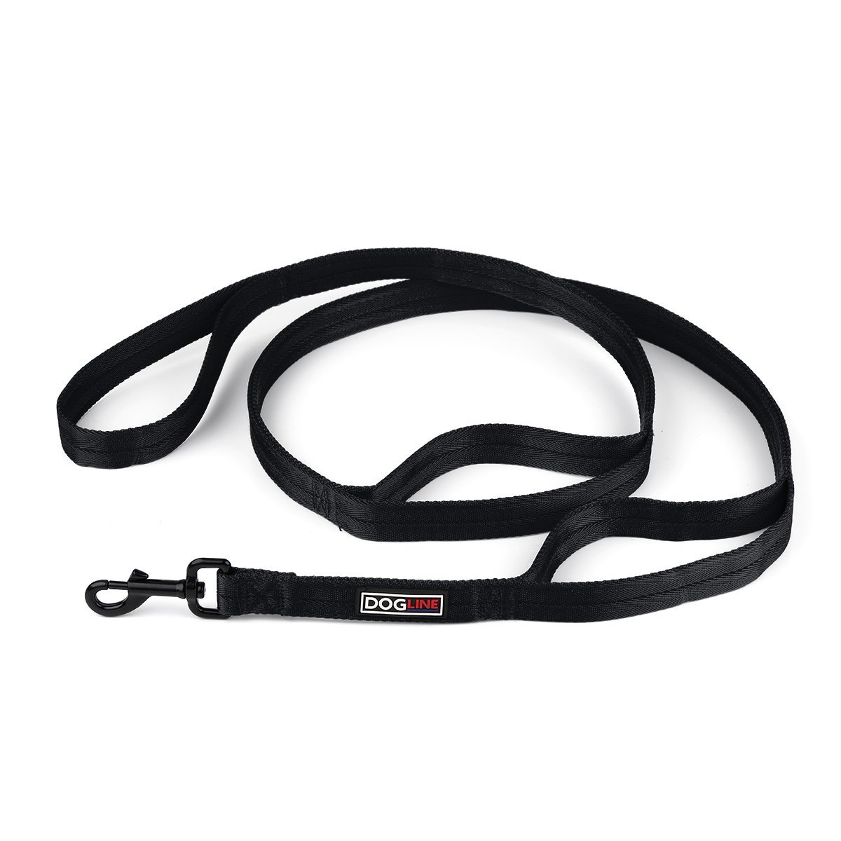 Dogline Nylon Multi-Handle Flat Leash