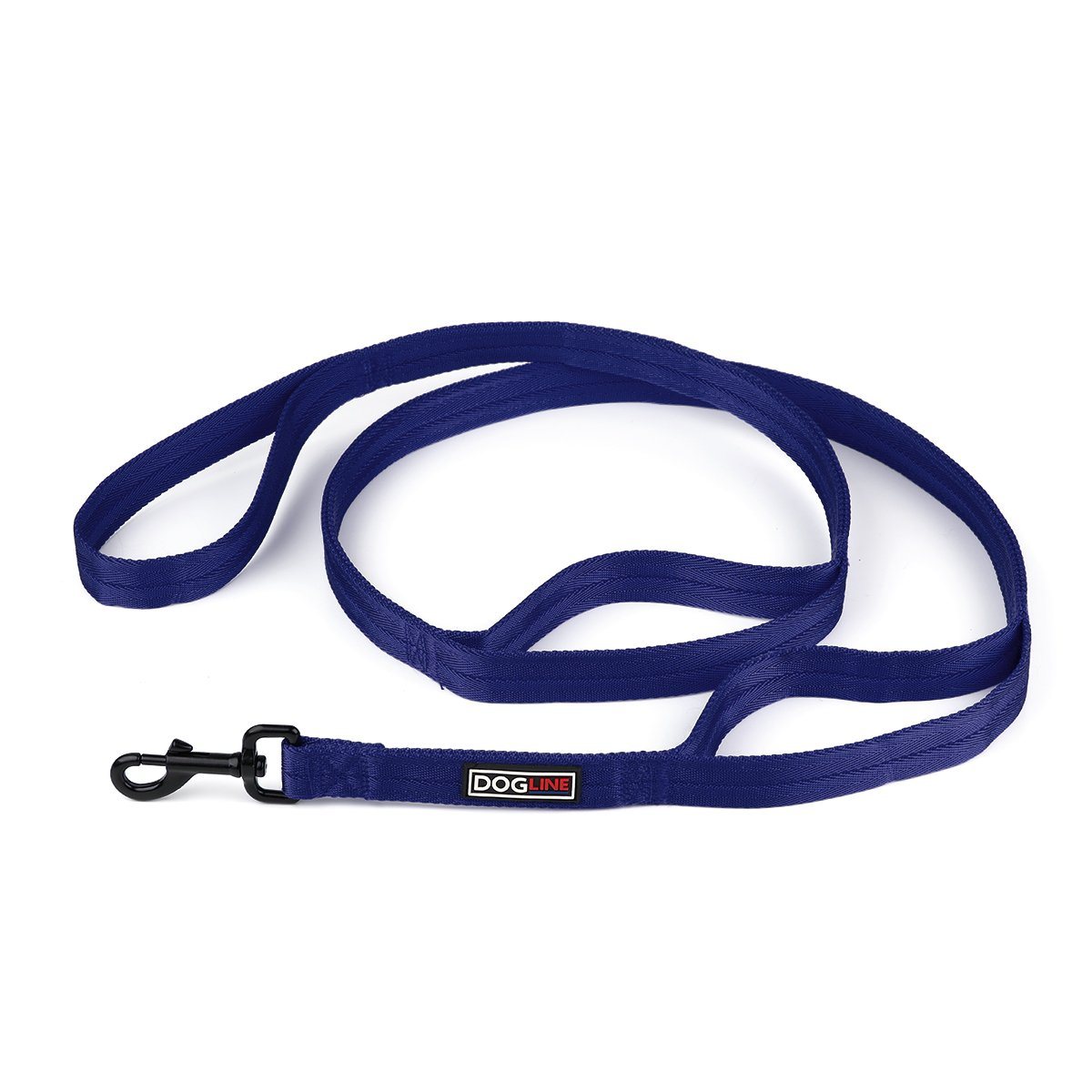Dogline Nylon Multi-Handle Flat Leash