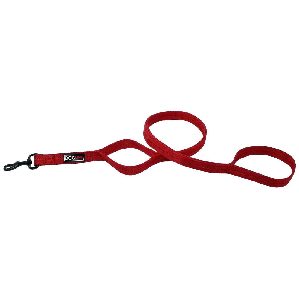 Dogline Nylon Multi-Handle Flat Leash