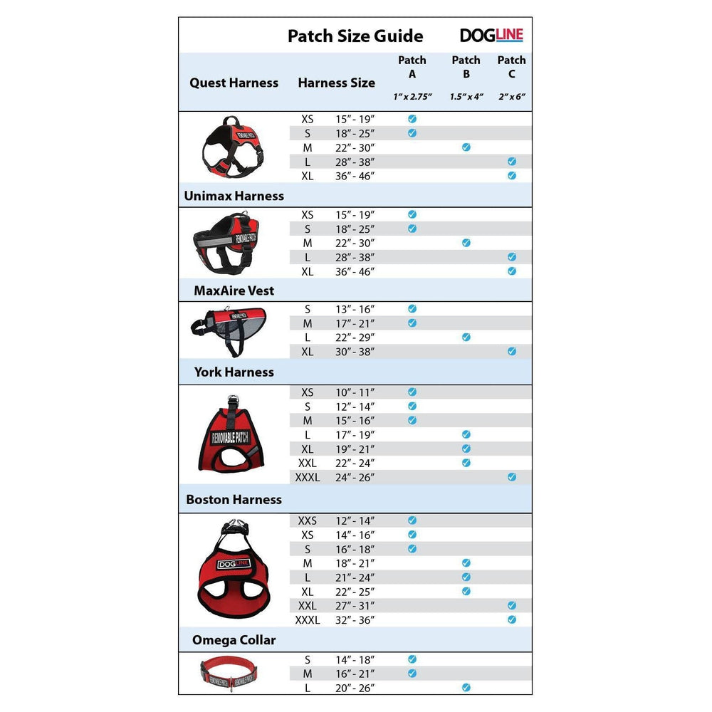 Dogline Removable Reflective Patches (Set of 2)