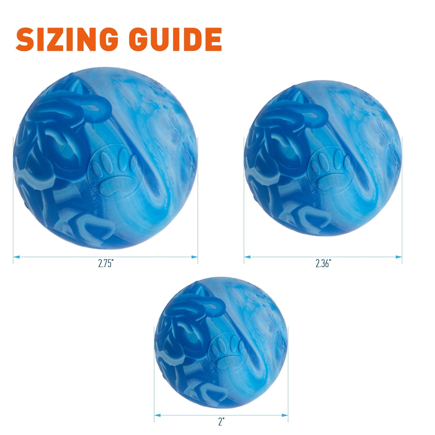 Dogline Rubber Euro Ball