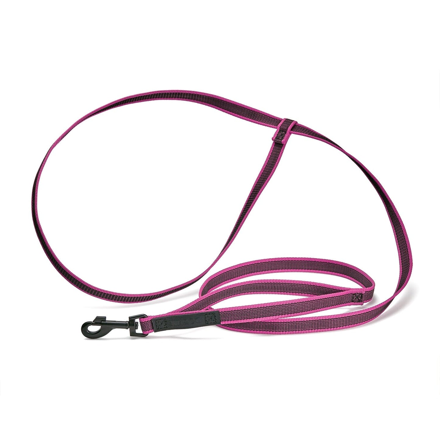 Dogline Rubber Infused Nylon Multifunctional Dog Leash for Walking and Running Hands Free