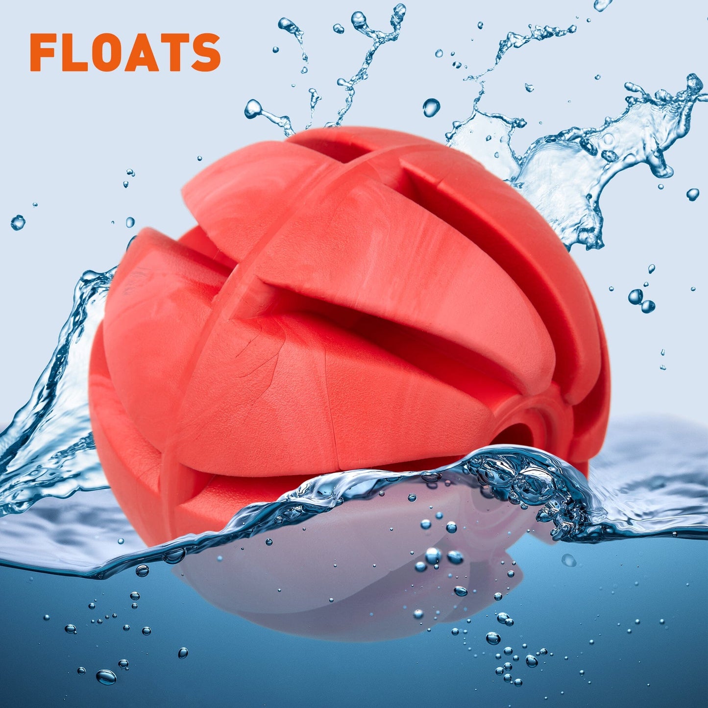 Dogline Rubber Spiral Ball