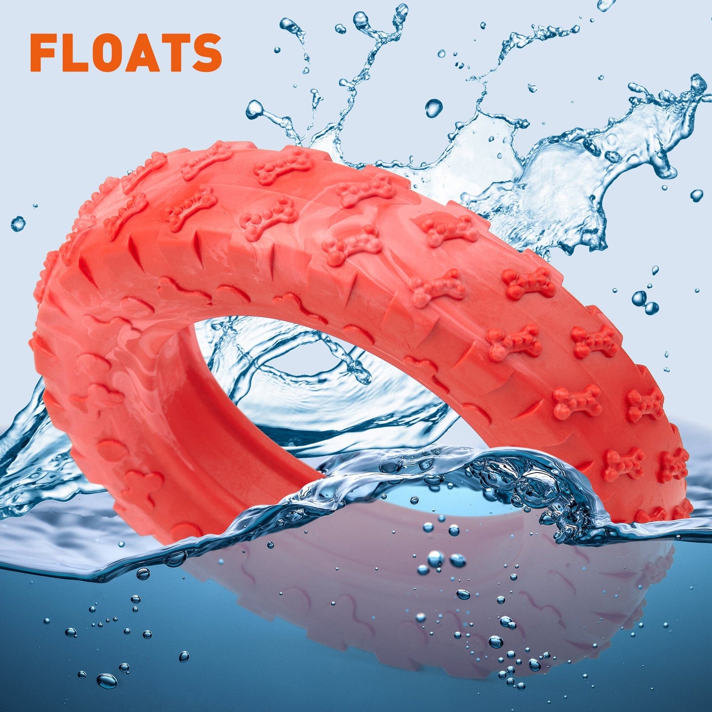 Dogline Rubber Tire Toy