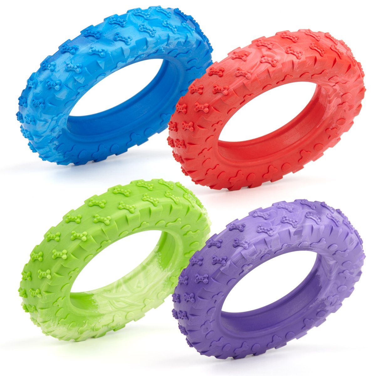 Dogline Rubber Tire Toy