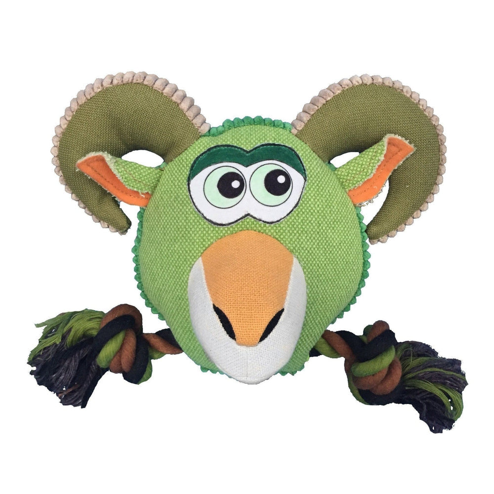 Dogline Safari Animal Toys + Ball & Rope Version