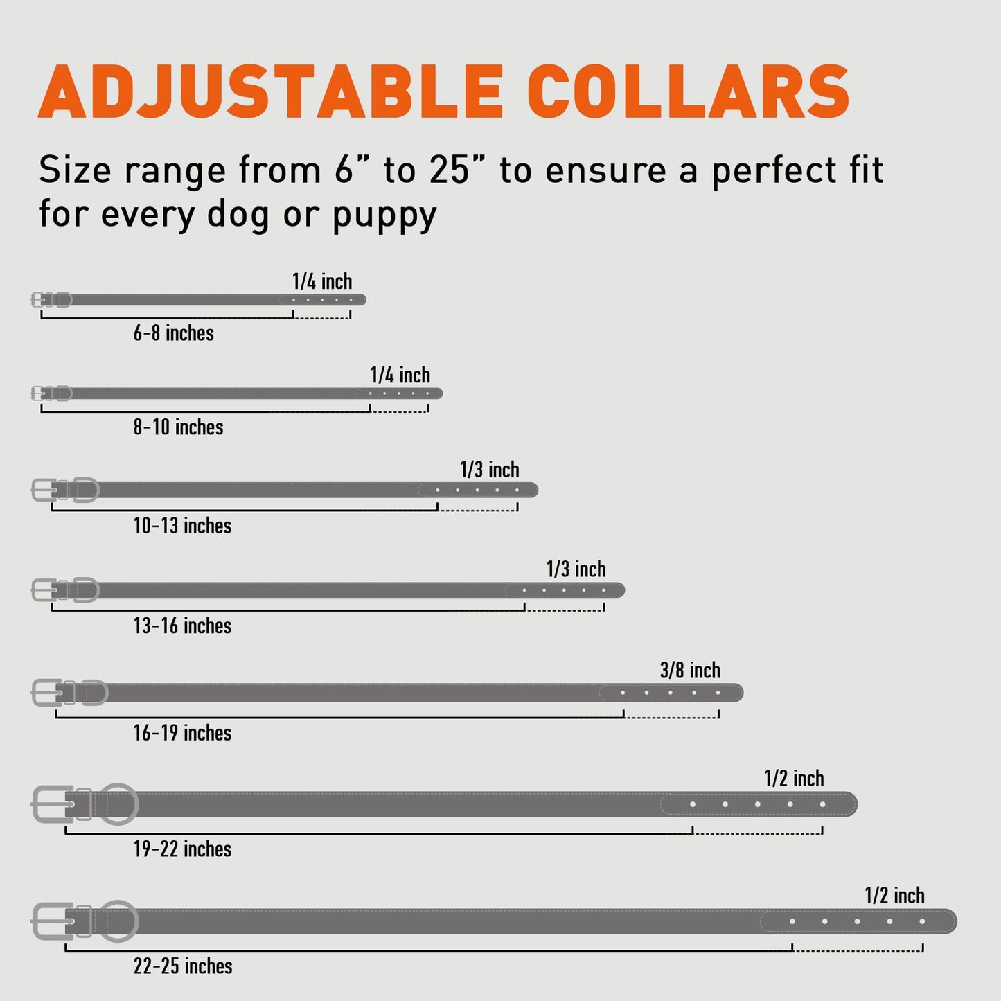 Dogline Soft Leather Round Collar