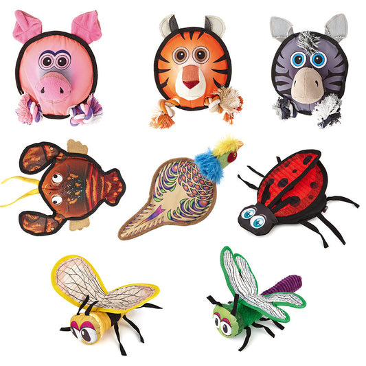 Dogline Squeaky Dog Toy Collection