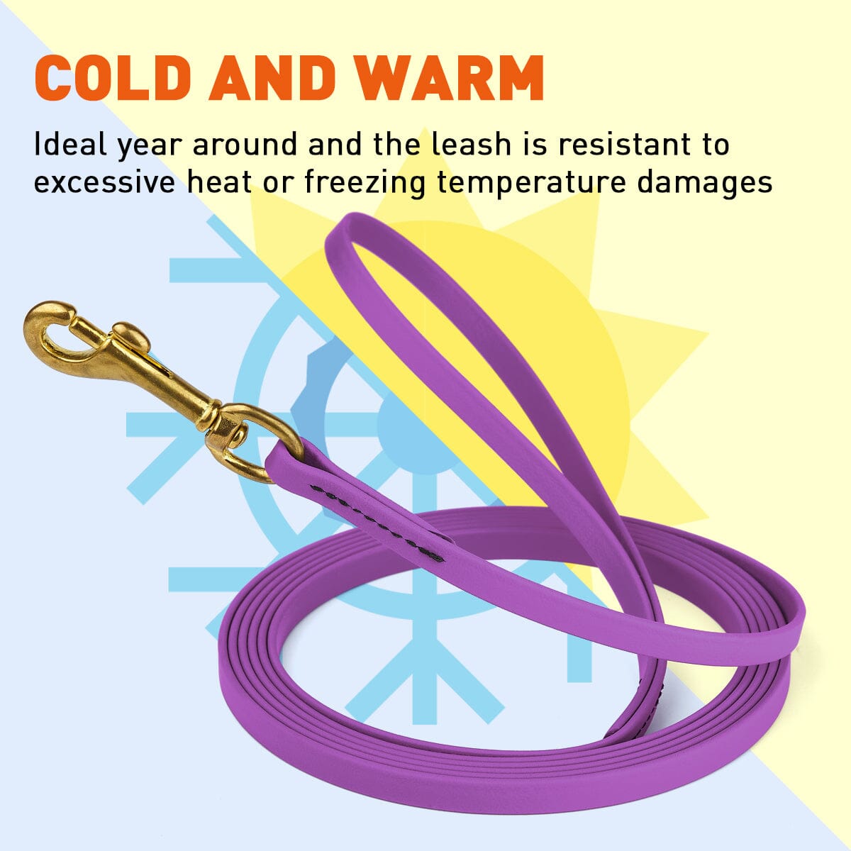 Dogline Viper Biothane Long Line 20 ft Lead with Brass Hardware