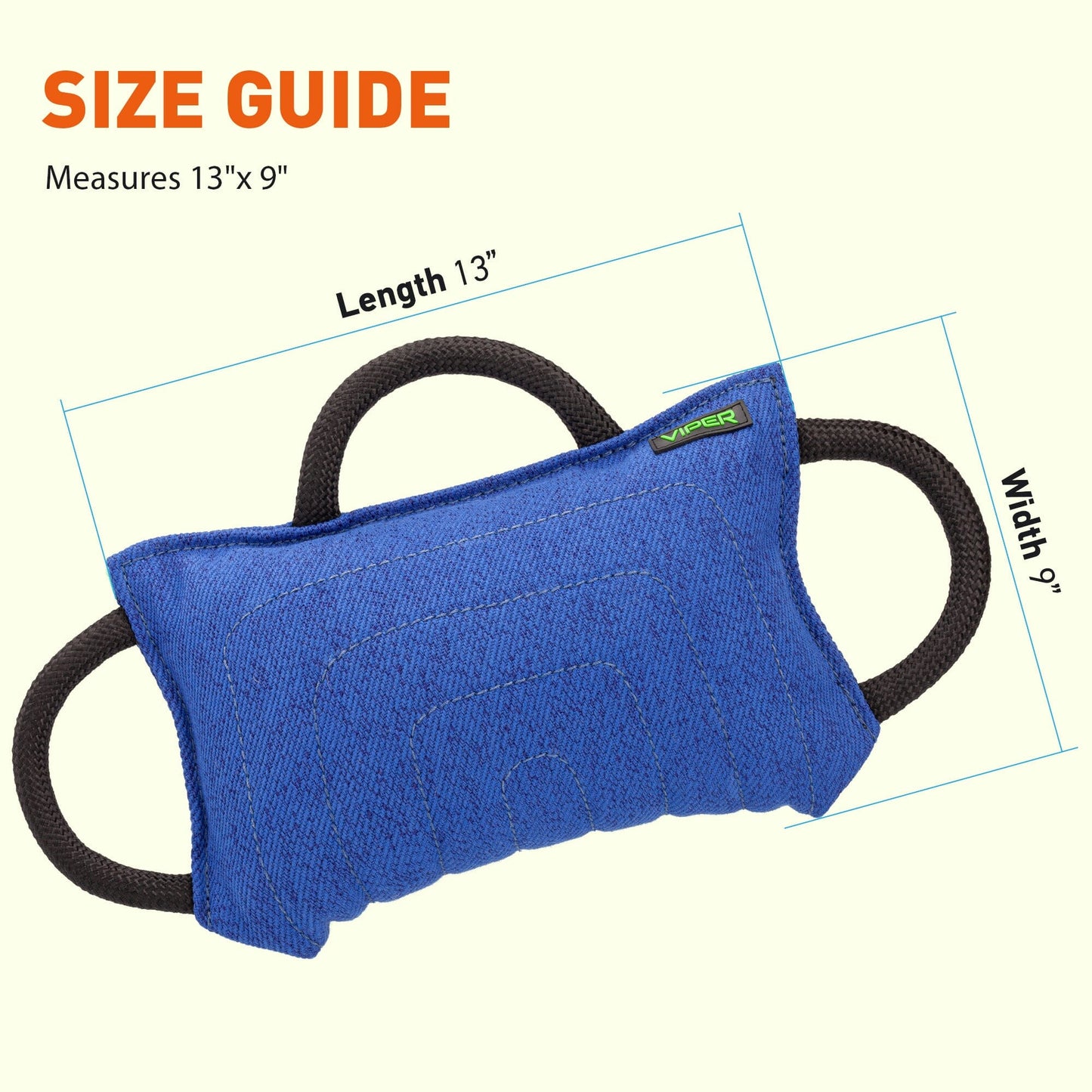 Dogline Viper French Linen Classic Bite Pillow