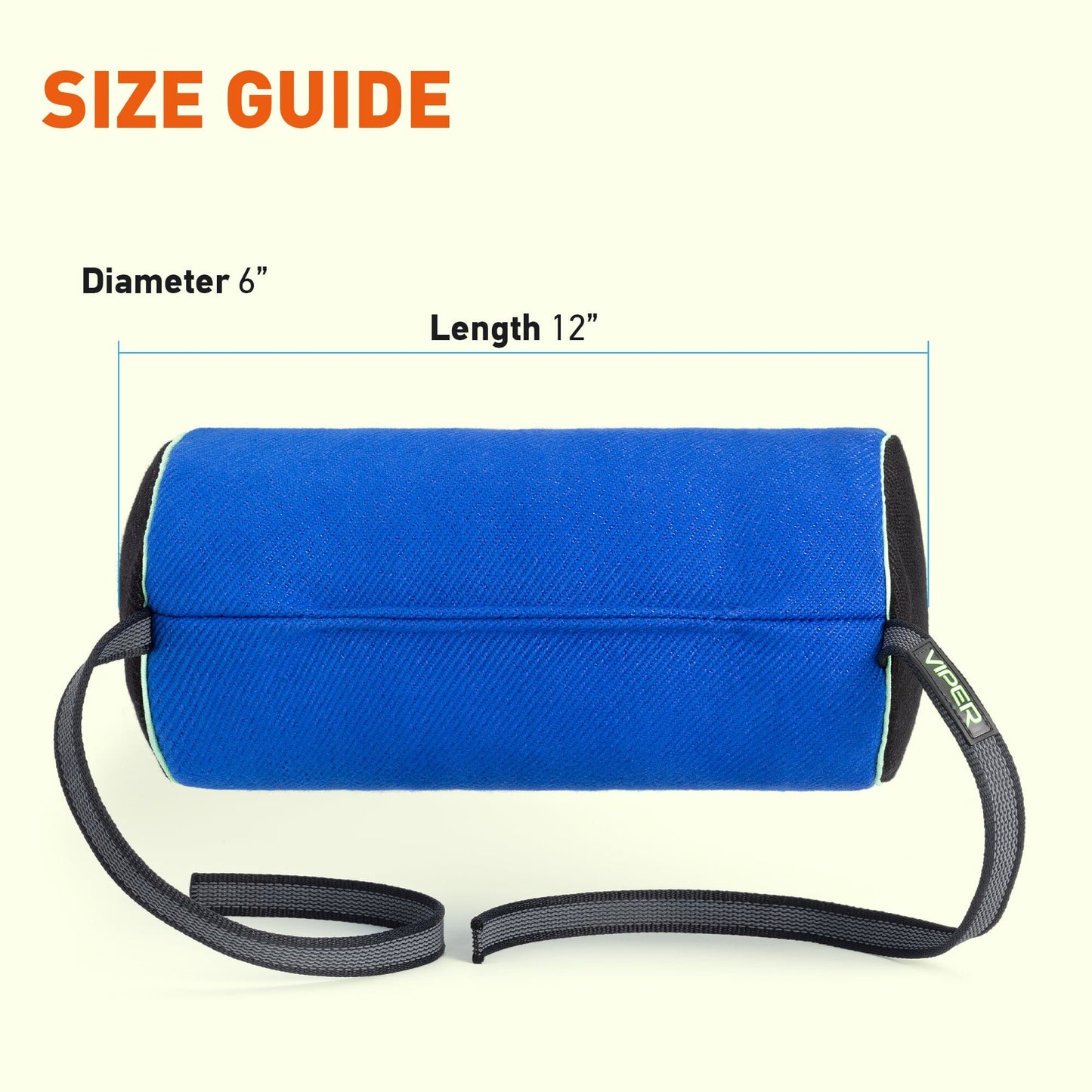 Dogline Viper French Linen Cylinder Bite Roll