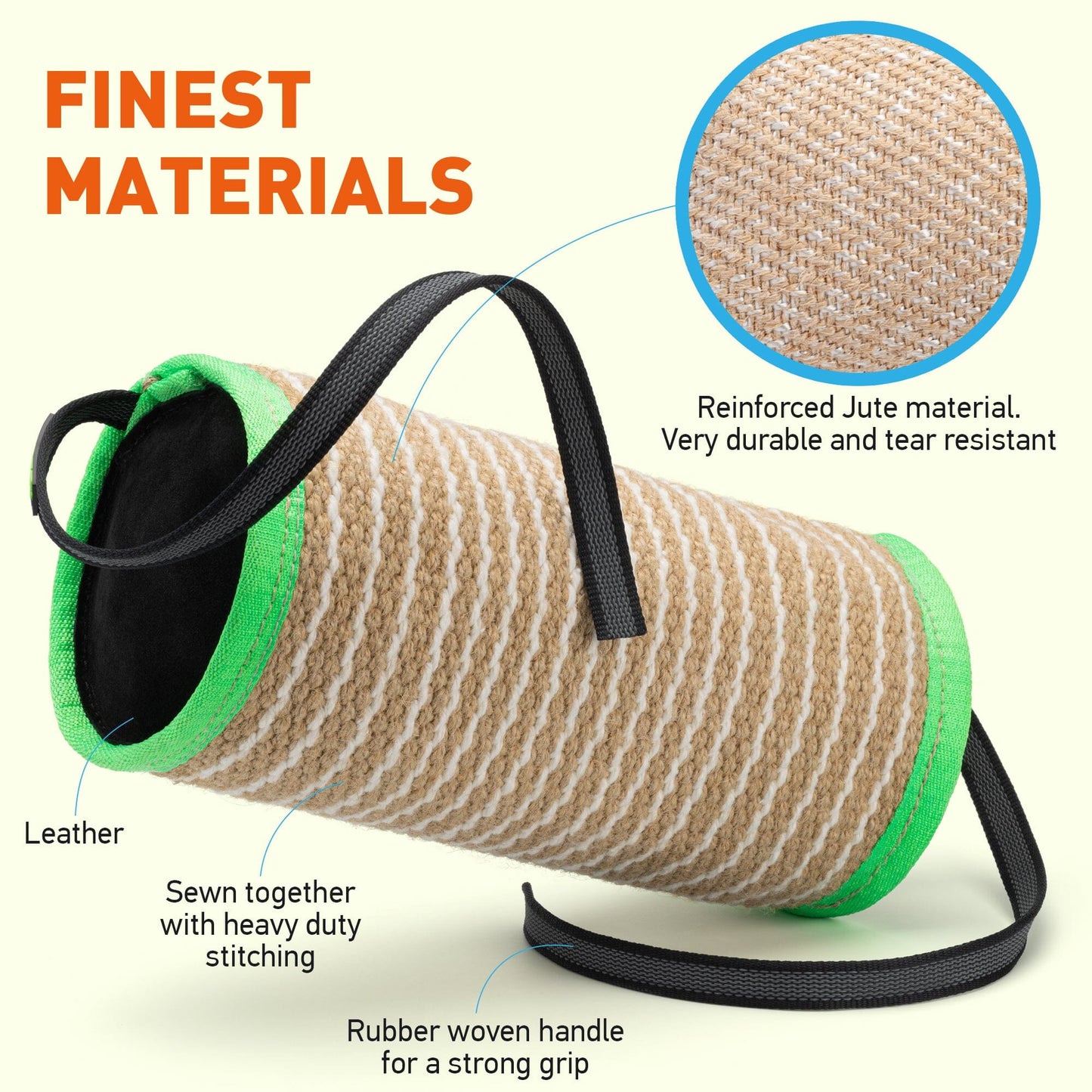 Dogline Viper Jute Cylinder Bite Roll