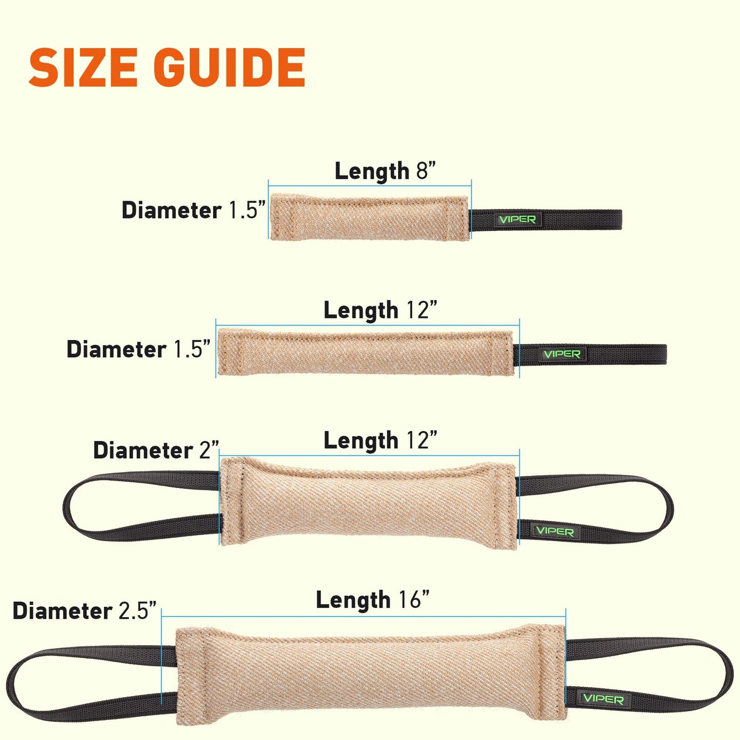 Dogline Viper Jute Tug