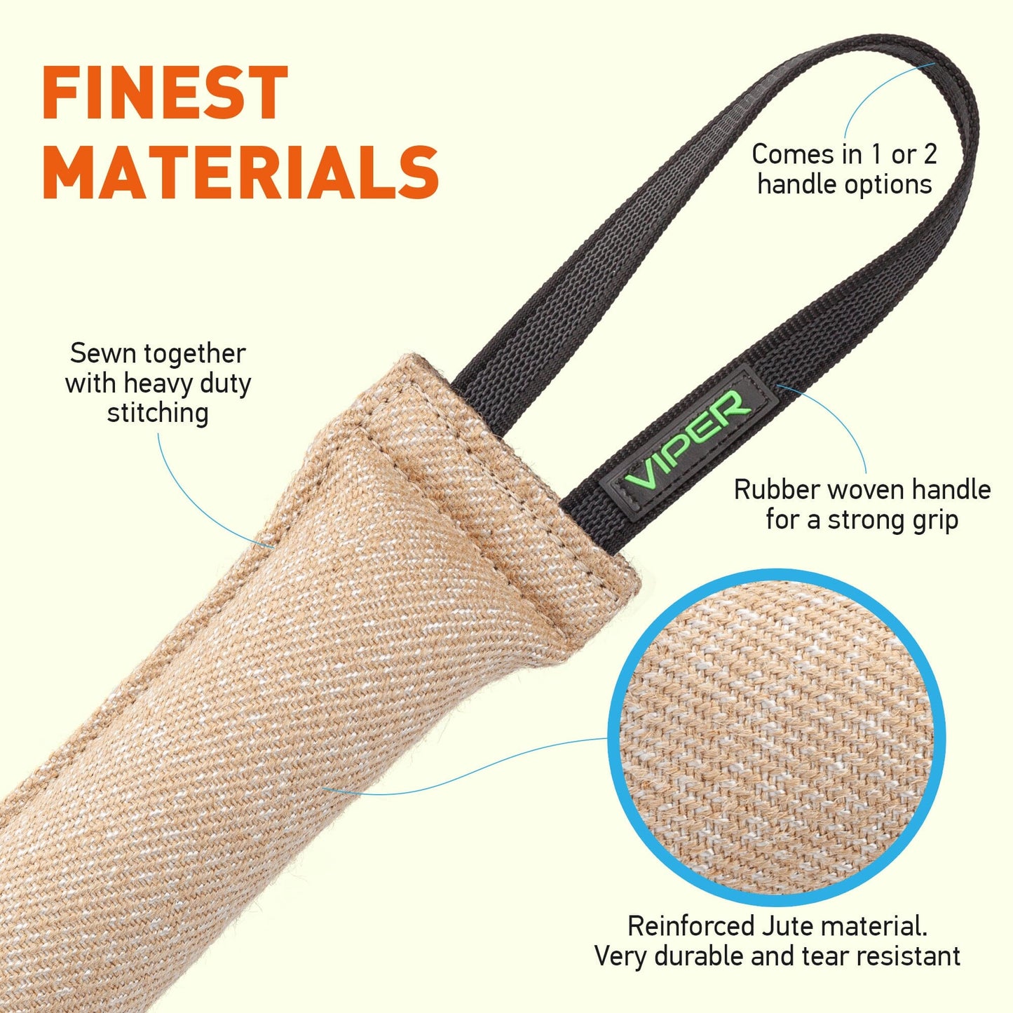 Dogline Viper Jute Tug