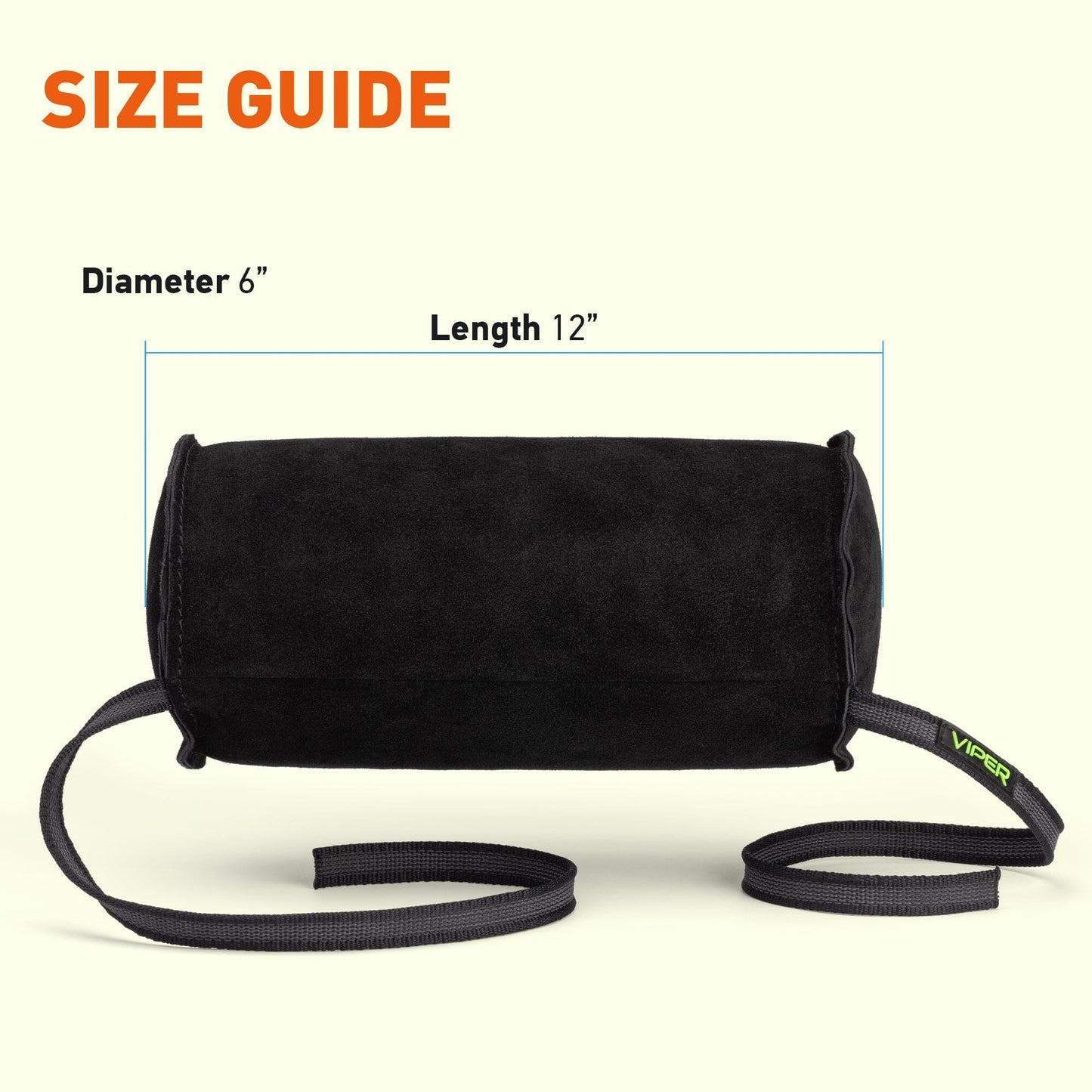 Dogline Viper Leather Cylinder Bite Roll