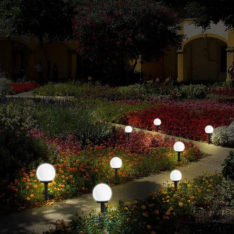 Solar Pathway Lights LED Adjustable Brightness Outdoor Landscape Light