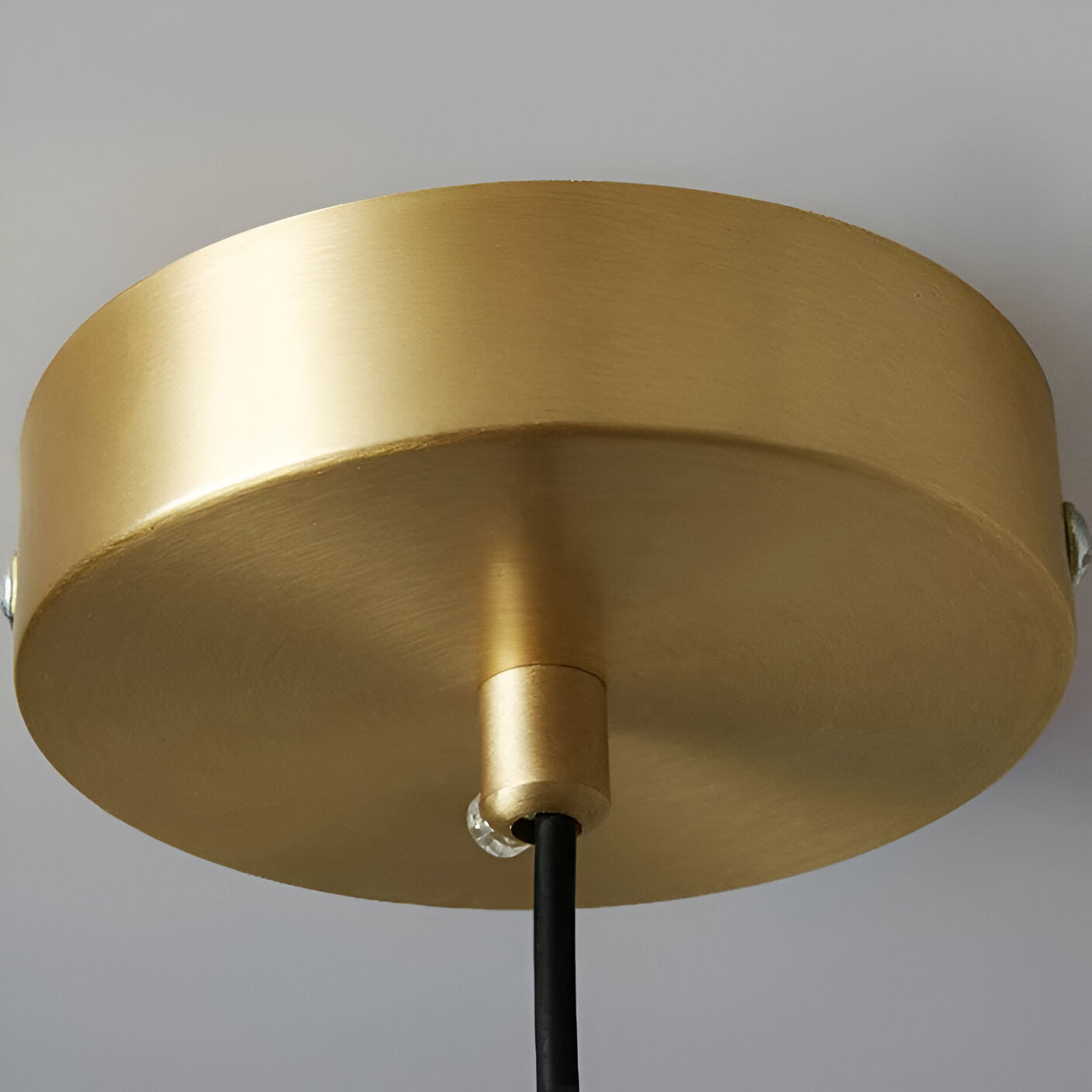 Nordic Walnut Wood Disc Pendant Light With Adjustable Cord
