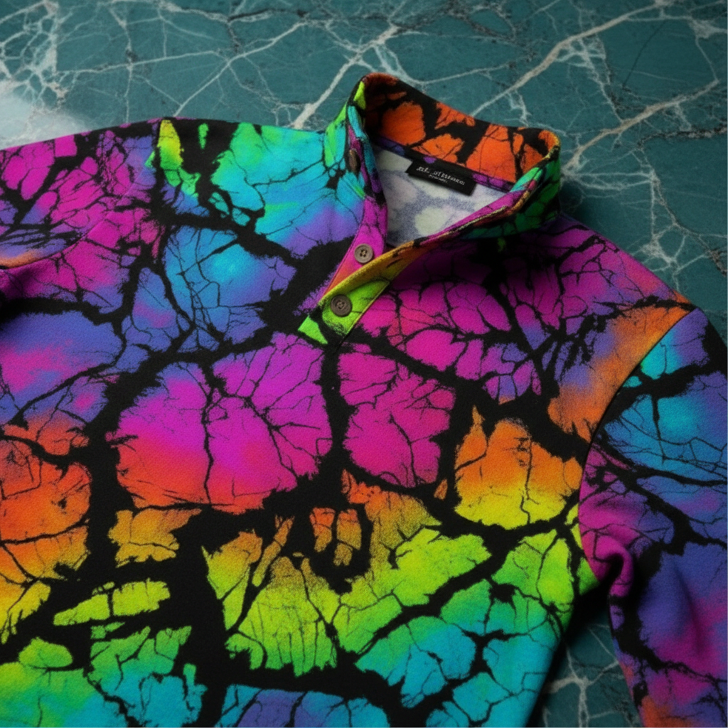 Dreadful Thorns Half-Zip Pullover for Bold Graphic Streetwear Collectors — Full-Bleed AOP 260gsm Lightweight Polyester, Adjustable Collar