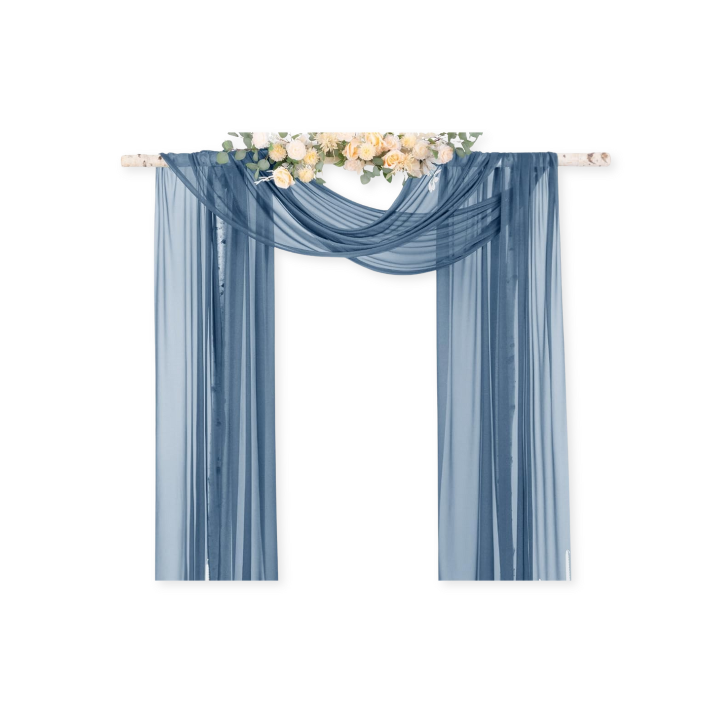 Chiffon Wedding Arbor Drape Rental