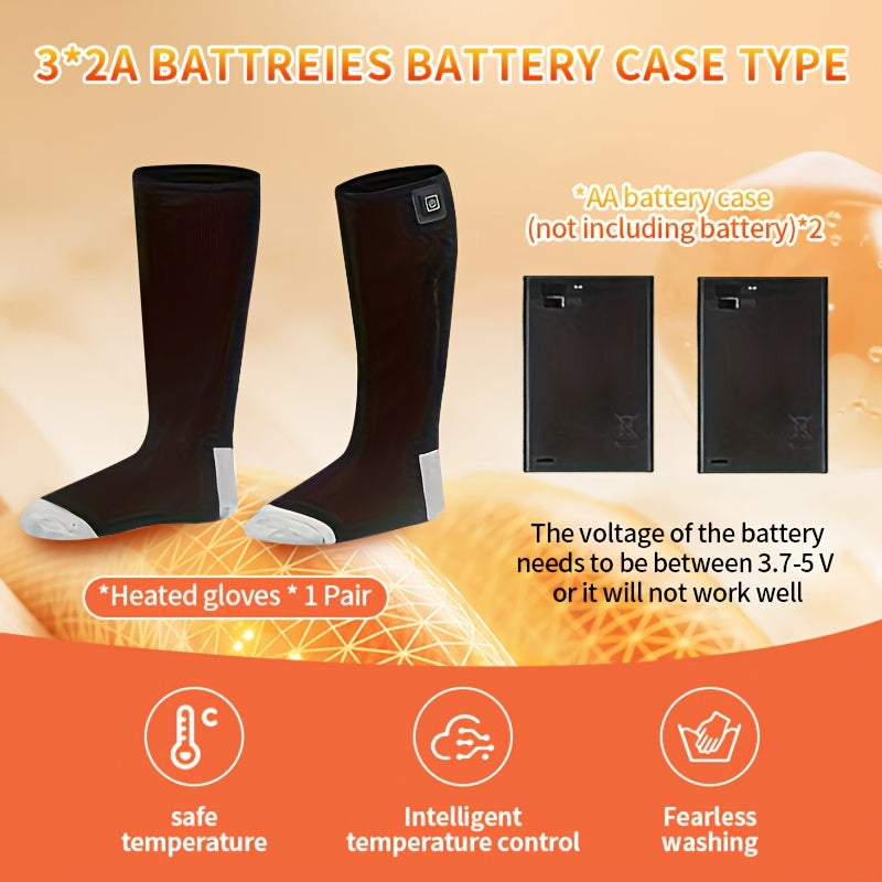 Electric Heated Socks for Cold Weather Outdoor Sports TJR4P2L