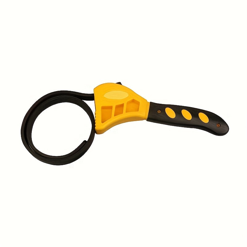 Versatile Adjustable Rubber Strap Wrench for Auto & Home TJR8W7P