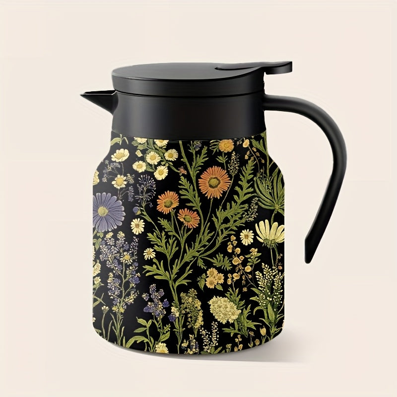 Stainless Steel Flower Tea Infuser Pot-7JYH