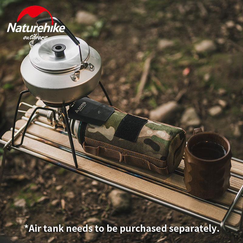 Naturehike Camouflage Air Tank Cover Ultralight Gas Butane Tank Protect Cover for 230g 250g 450g Tissue Box Outdoor Accessories Tool Camouflage Color