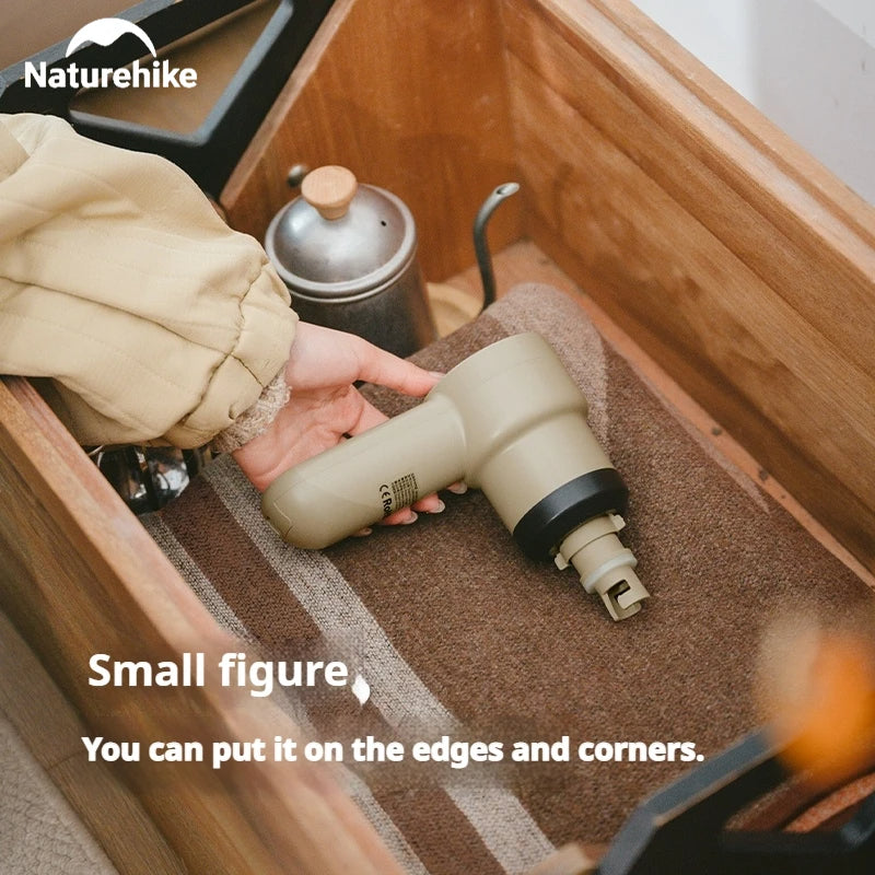 Naturehike Wireless Hand-held Air Pump Inflatable Mat Sofa Pillow Swimming Ring 120W High Pressure Air Compressor Inflator Deflator Pump